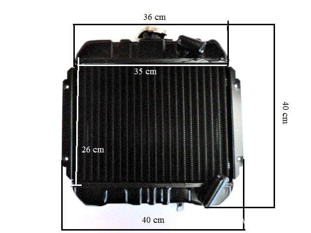 Radiateur Mitsubishi D1450 - D1550 | MT1401 - MT1601 - 3