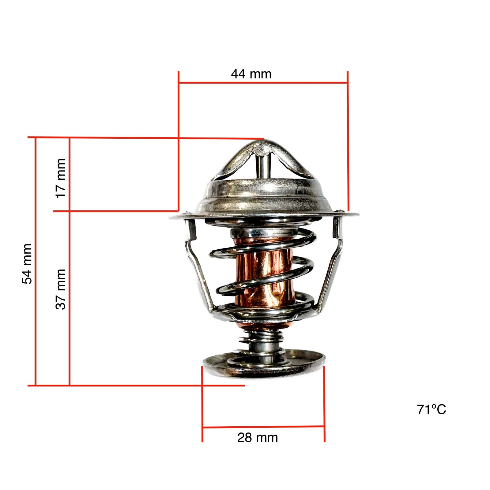 Thermostat Yanmar FX-Serie | 3TNE82-4TNE88, 3TNV84-4TNV88 - 2