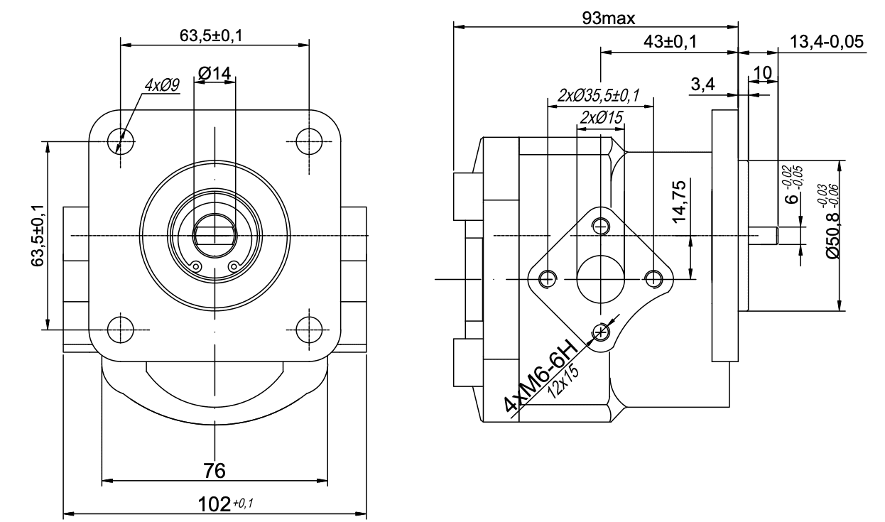 Hydrauliekpomp Iseki TX | TU | Bolens - 6