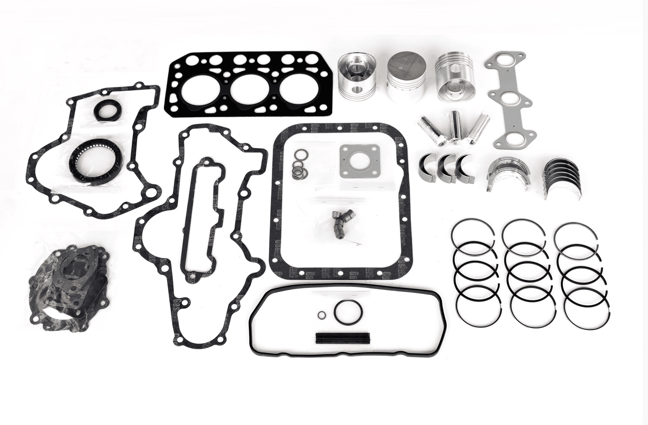 Revisieset motor Mitsubishi K3B | Iseki TX1510 – TU1500