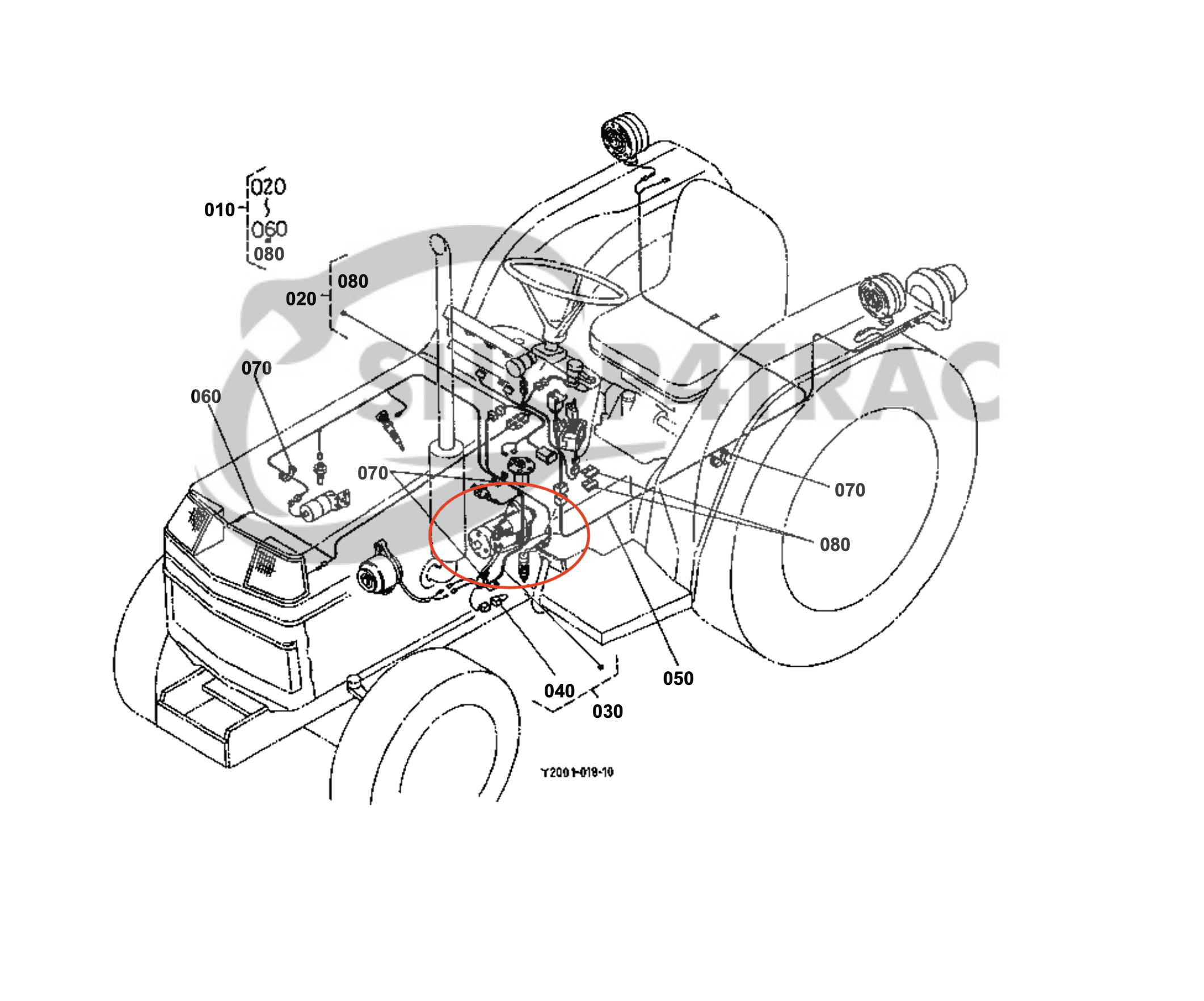 Startmotor Kubota B1200 - B8200 | Z430 | D750 | D850 | D950 | Shop4Trac