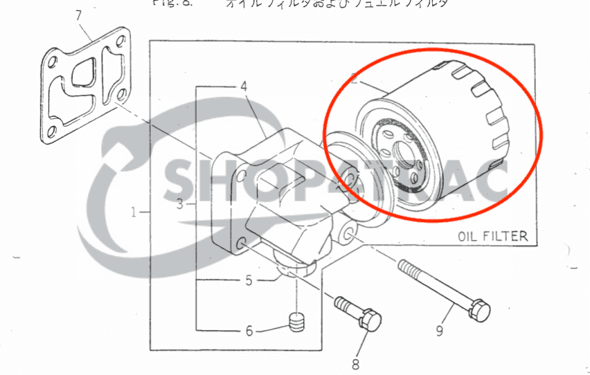 Motoroliefilter | Iseki | Shibaura | Shop4Trac