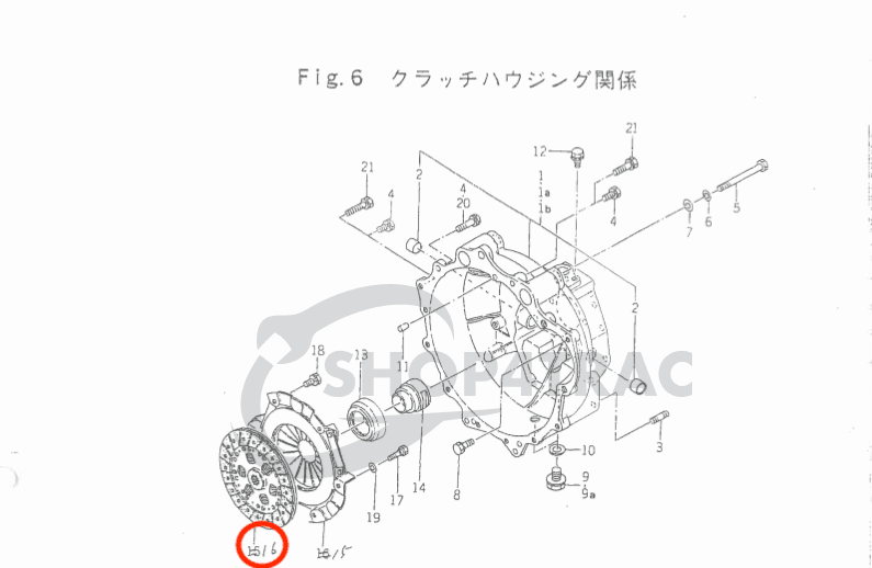 Koppelingsplaat Iseki Sial | Landhope(TU) | TX1000 - TX2160 | Bolens G152 - G174 | TM15 - TM17 | SIAL3 - SIAL5 - 5