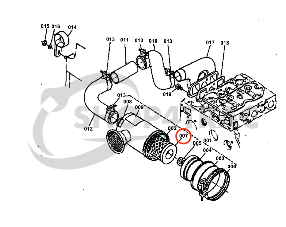 Luchtfilter Kubota | Yanmar | Mitsubishi | Shibaura | MF | JD | Satoh | BCS | Goldoni - 4