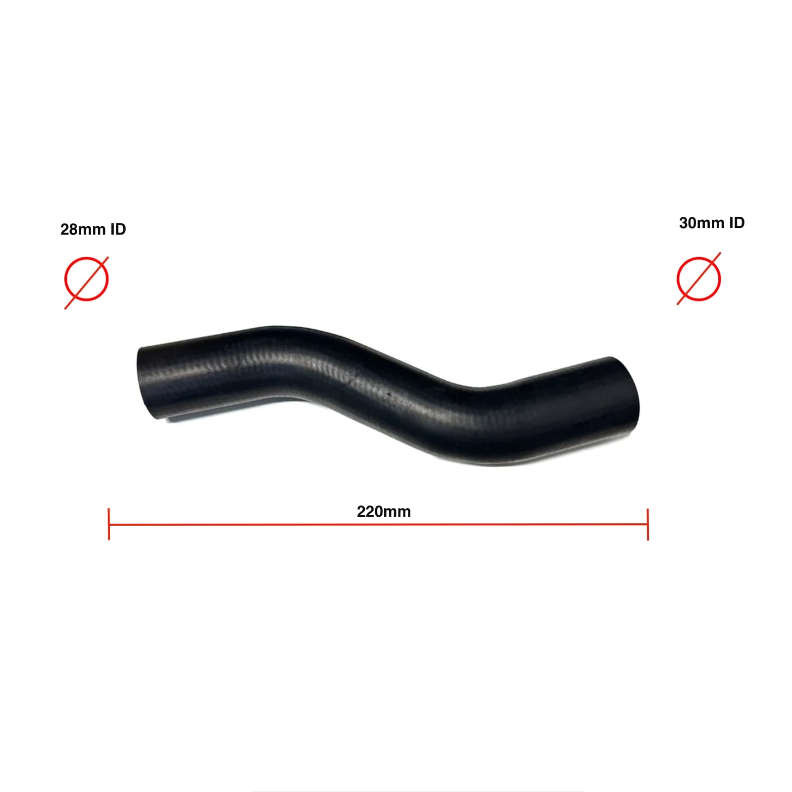 Onderste radiateurslang Yanmar YM1300-YM1700 | YM135 - YM165 - 2