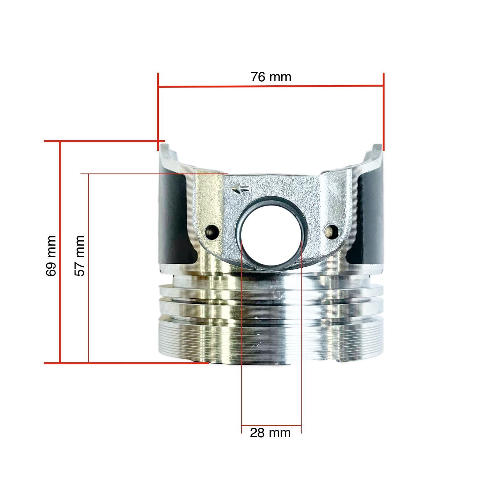 Kolben Kubota D1005 | A-17 | A-175 | X-20 | B21 | B2100 | B2320 | B7500 | - 2