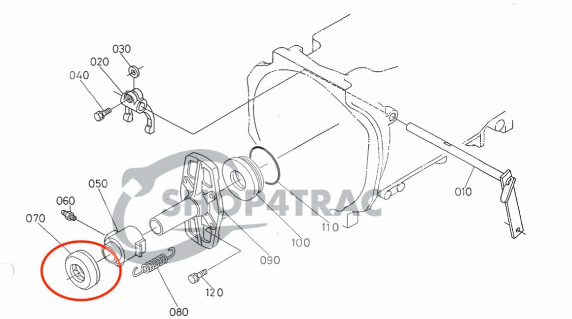 Druklager Kubota type 4 | Shop4Trac