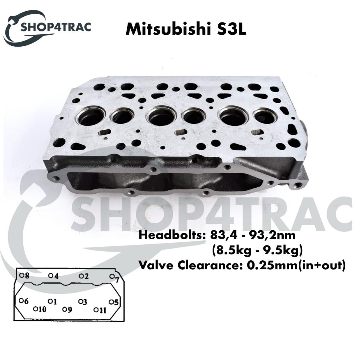 Cilinderkop Mitsubishi S3L | S3L2