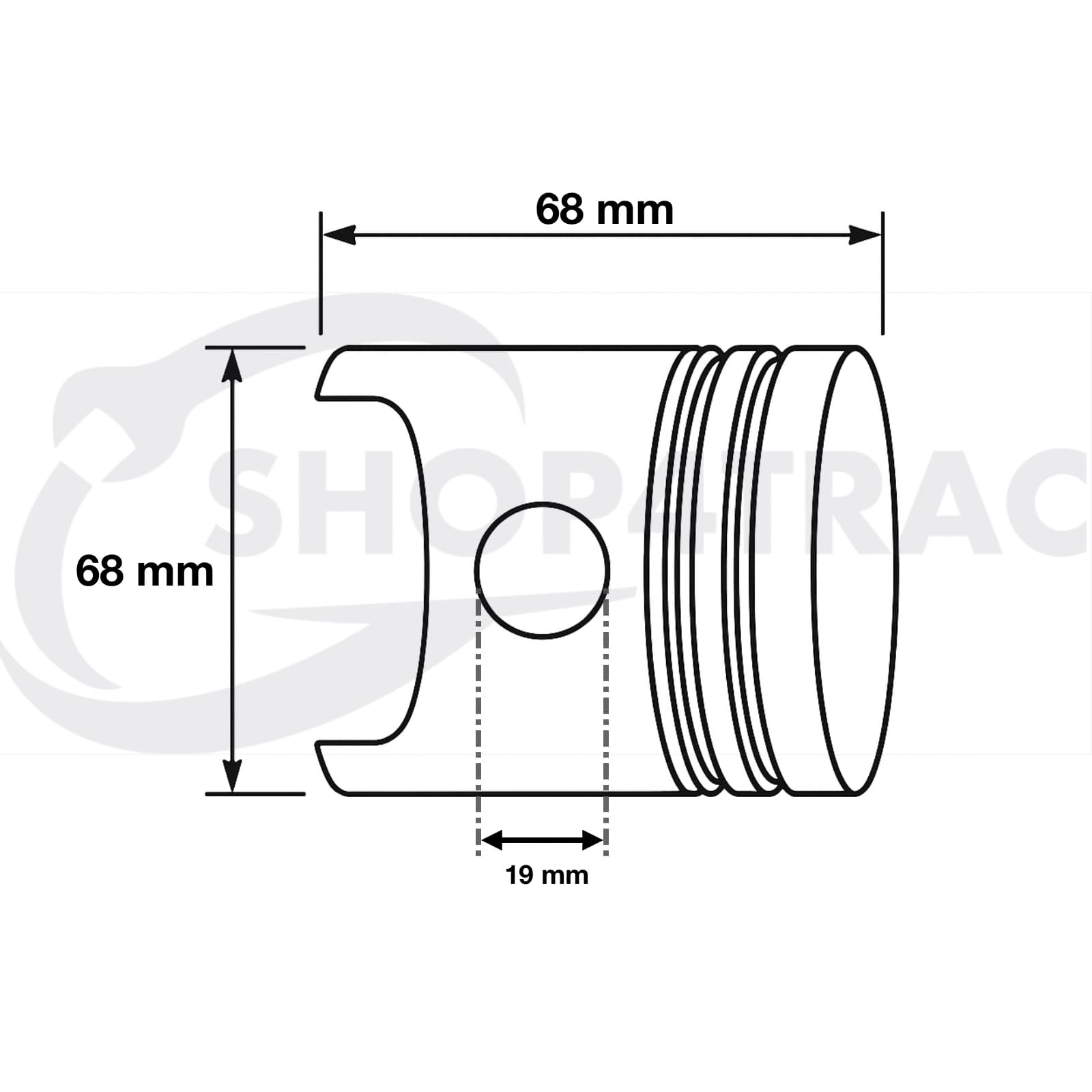Zuiger K3B | KE55 Mitsubishi | Iseki TX | TU - 3