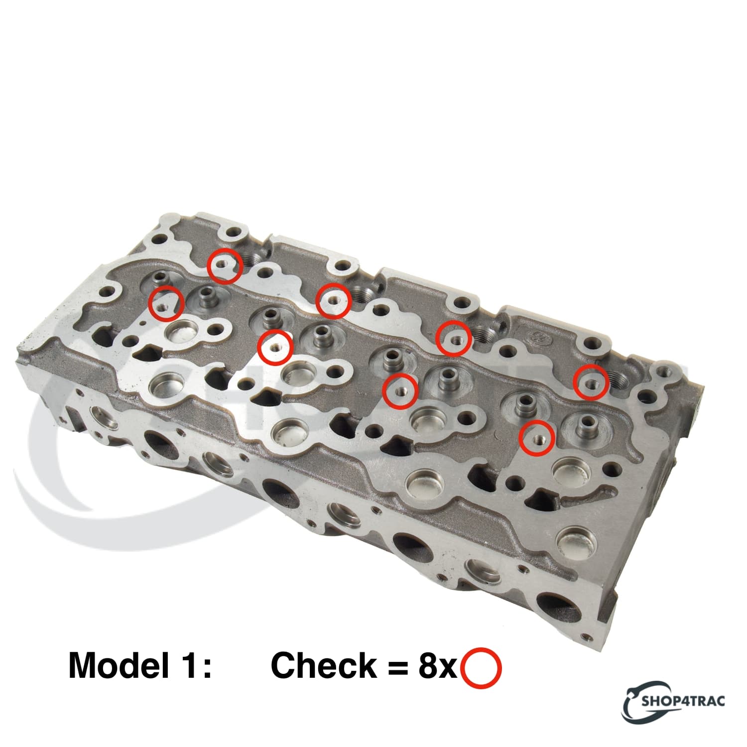 Cilinderkop Compleet Kubota V2203E | V2203B | V2403E | V2403M | model 1 - 3