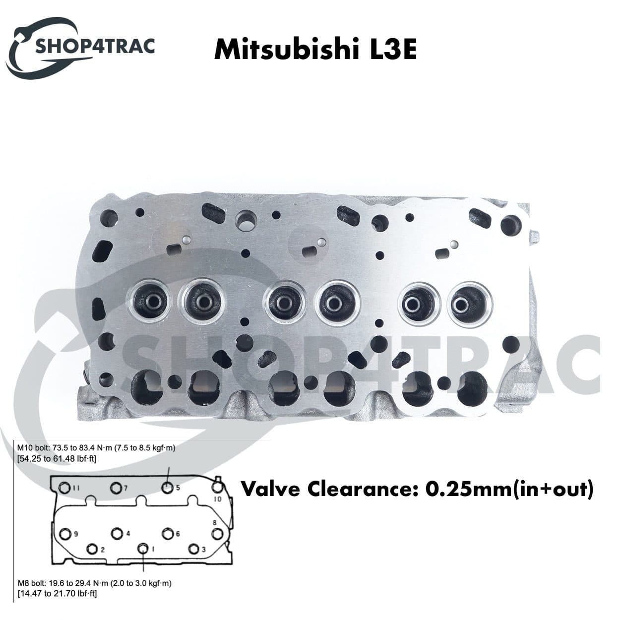 Cilinderkop Mitsubishi L3E