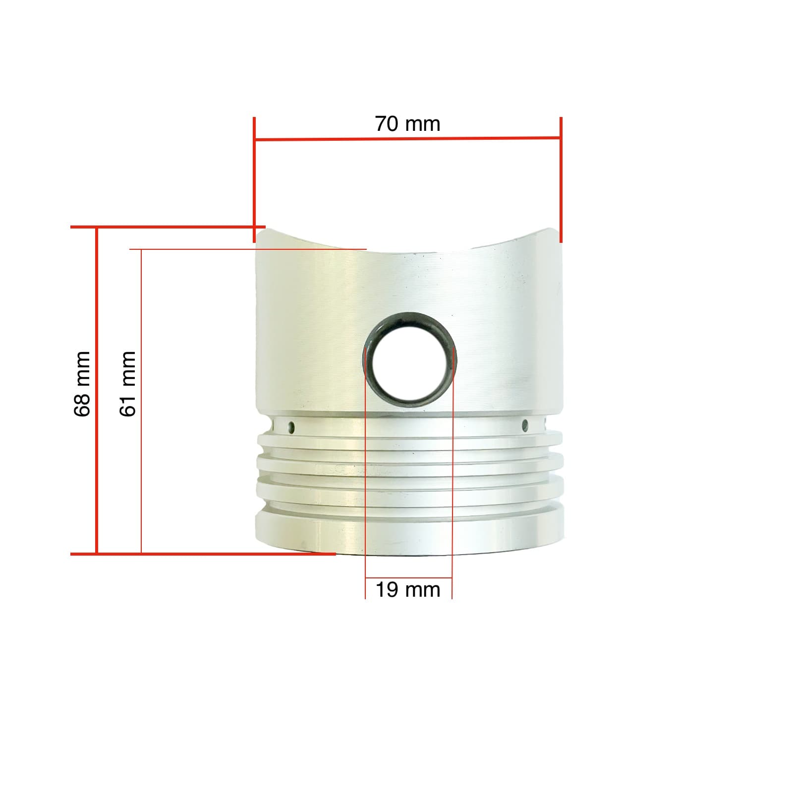 Kolben K3C | K4C Mitsubishi | Iseki TU150 - TU157 | Samofa | Weidemann | Eurotrac - 2