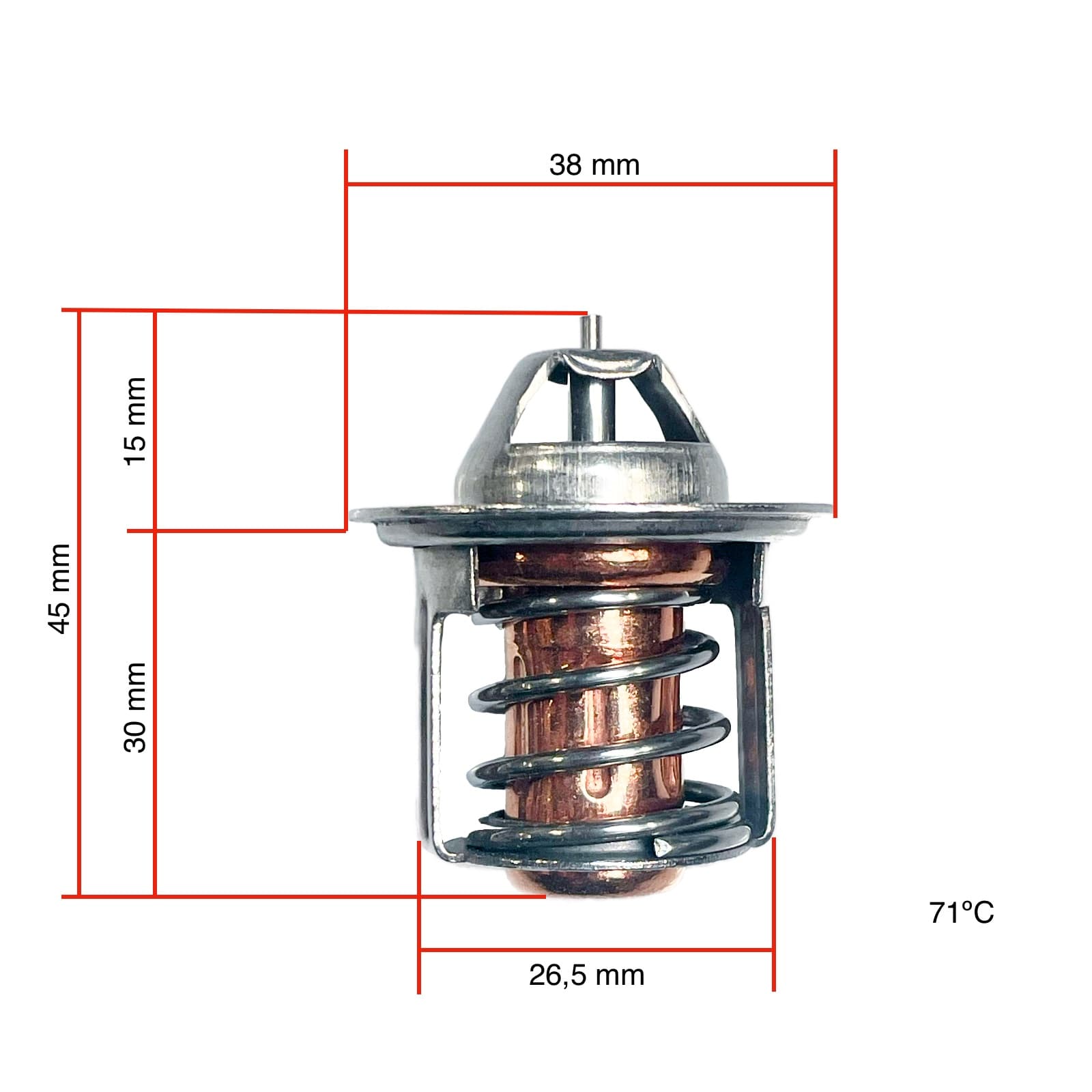Thermostat Kubota D722 | D750 | D850 | D950 - 2