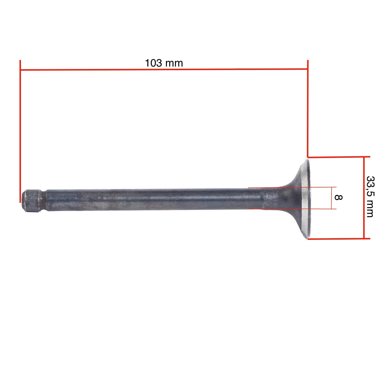 Einlassventil Kubota V2203 - V2403 | D1403 - D1703 - 2