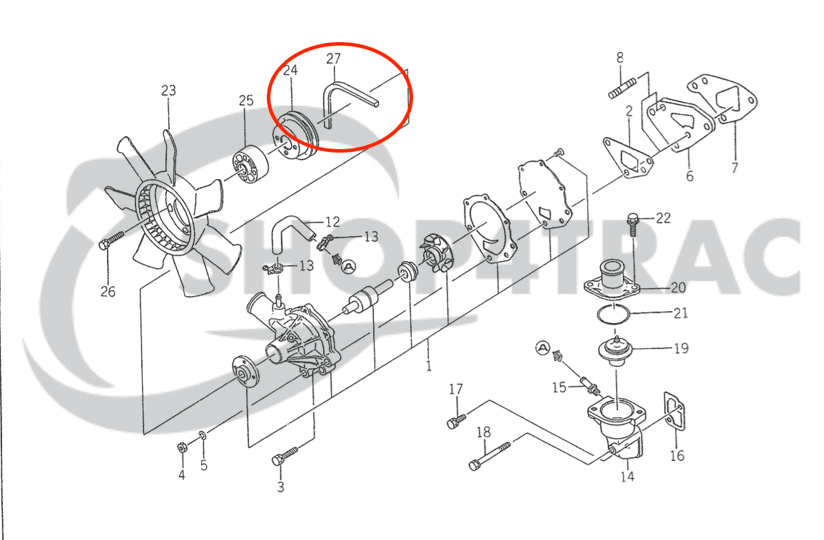 V-Snaar Iseki TX1300 - TX1500 | Shop4Trac