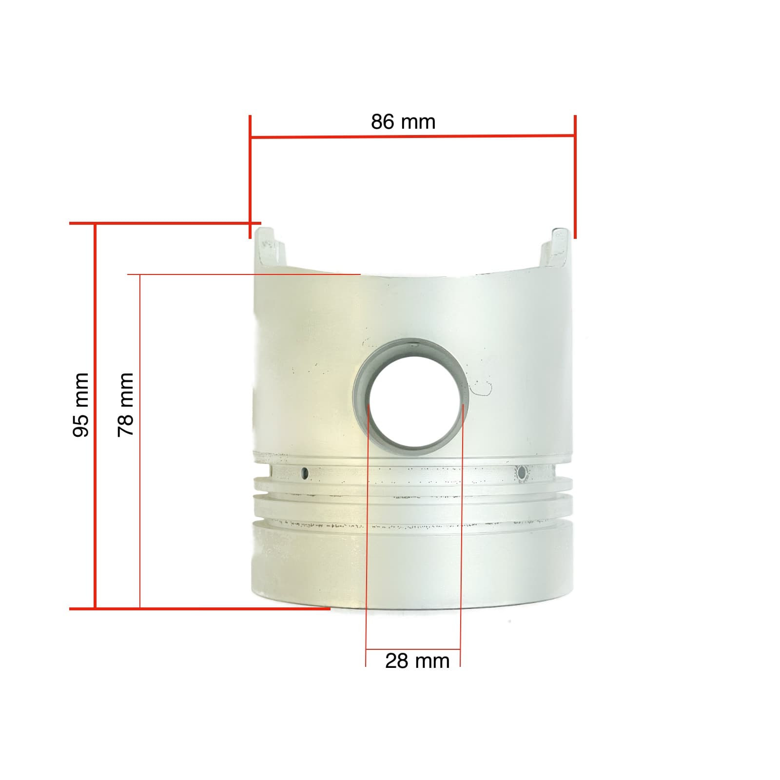 Kolben Hinomoto E322, E324, E2802, E2804 - 2