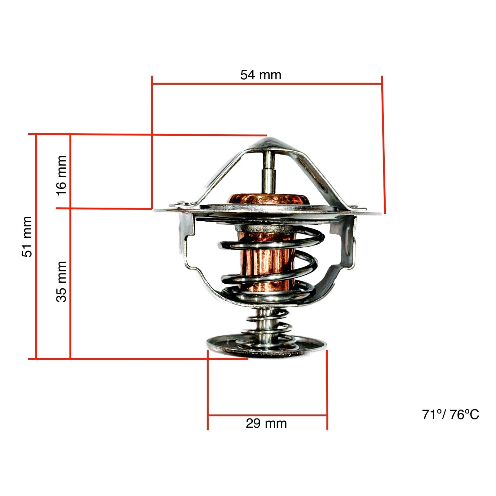 Thermostat Yanmar 4TNE94, 4TNE98 | 4TNV94, 4TNV98 - 2