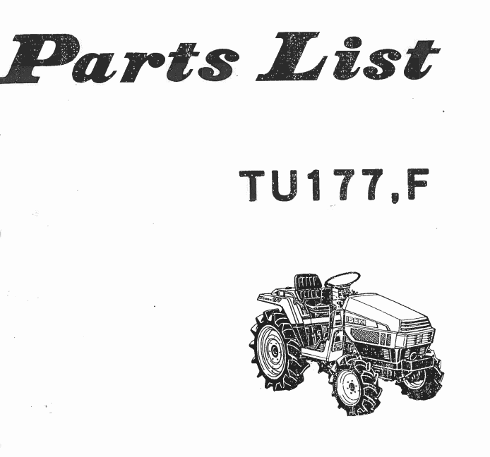 Handleiding Iseki Landhope TU177, TU177F | Shop4Trac