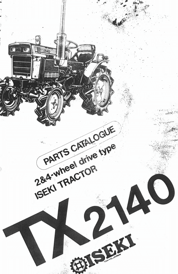 Handleiding Iseki Landhope TX2140 – TX2140F | Shop4Trac