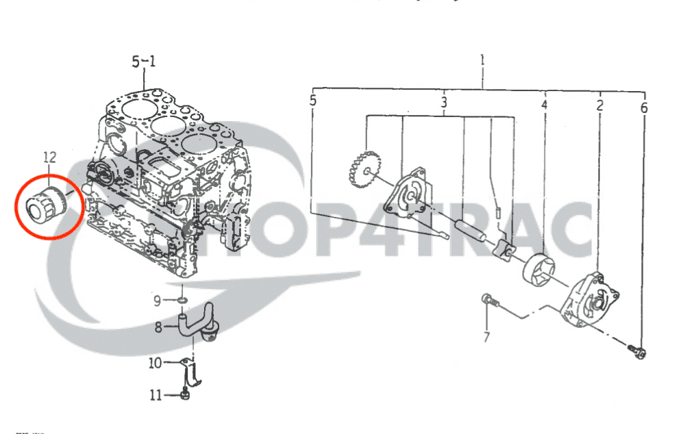 Filterset Iseki TG GEAS | TG21-33 | Shop4Trac