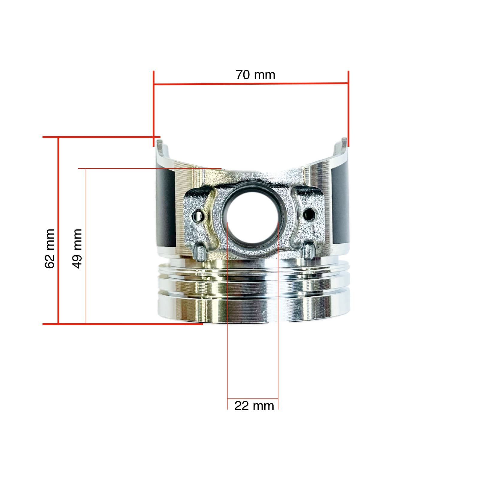 Kolben Yanmar 3TNV70 - 2