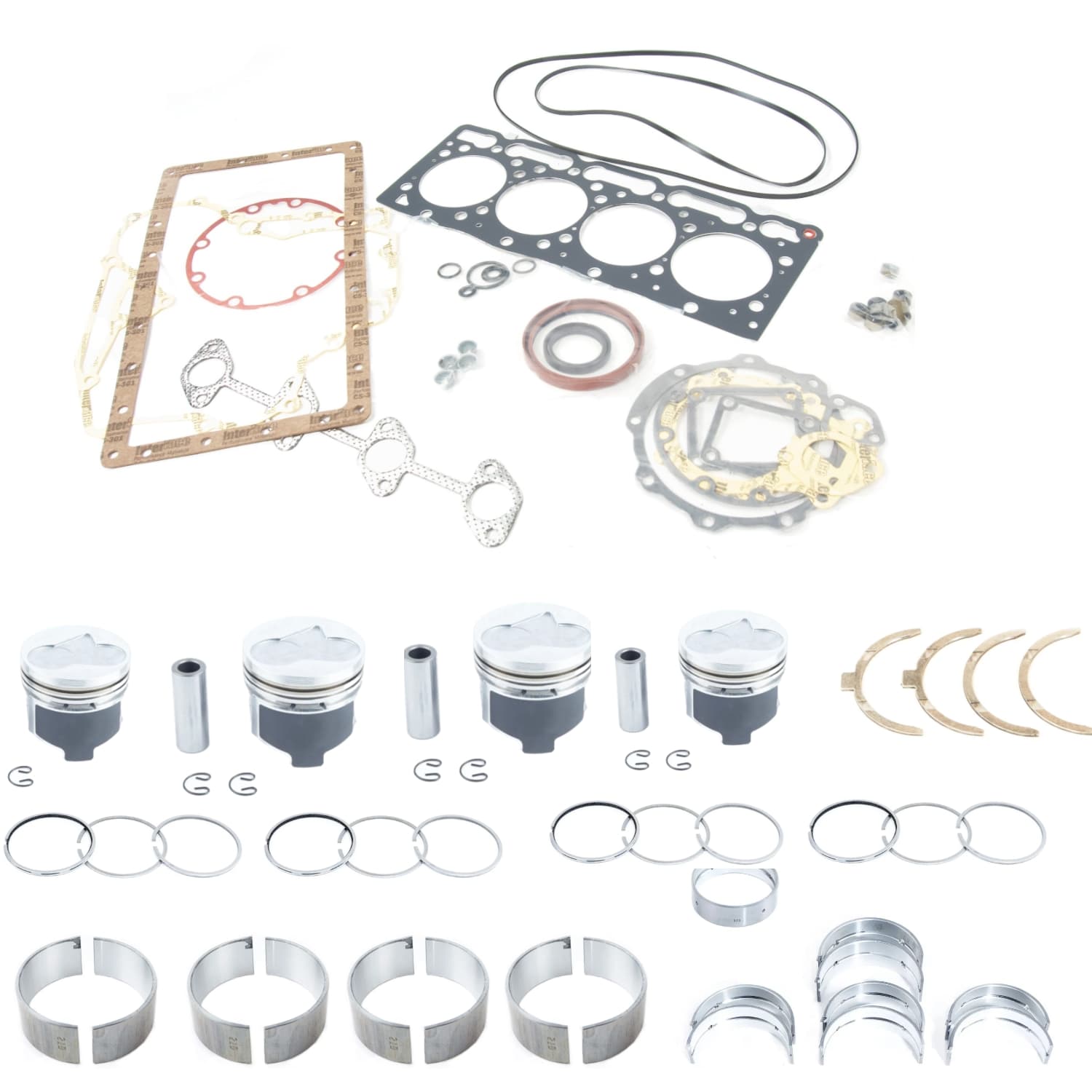 Motorüberholungssatz Kubota V1505 | V1505D | V1505T | Bobcat | Giant | Schäffer