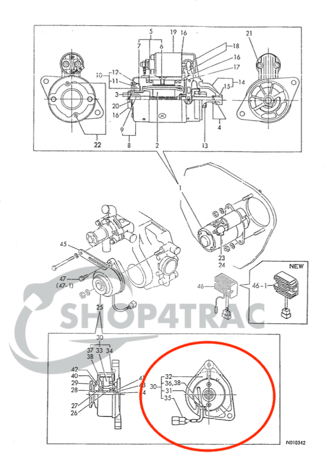 Dynamo Yanmar | Shop4Trac
