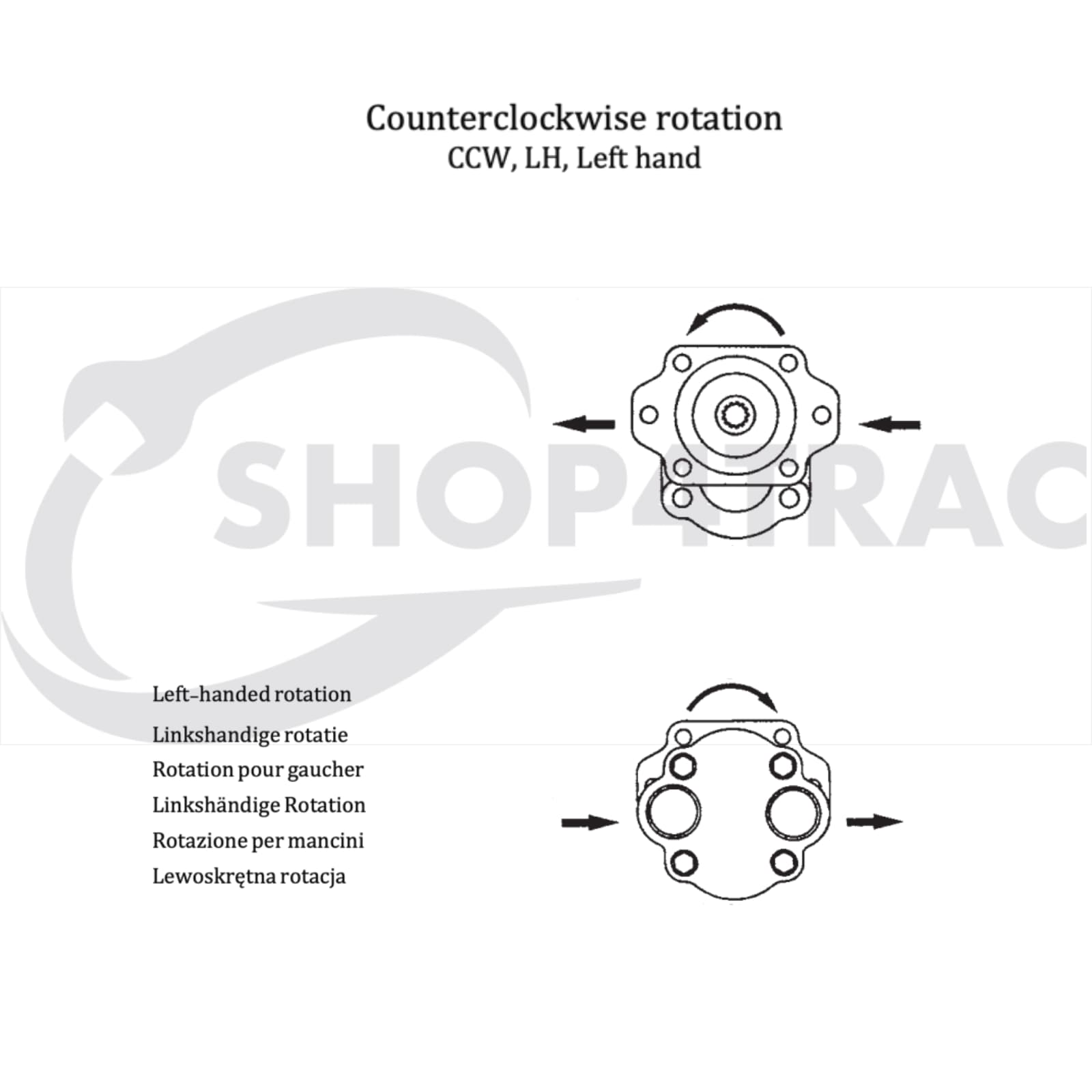 Hydrauliekpomp Yanmar FX | F | Kubota L | Iseki - 4