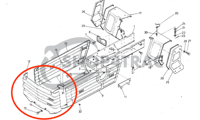 Grill Kubota B1200 - B1502 | Zen-noh ZB1200 - ZB1702 | Shop4Trac