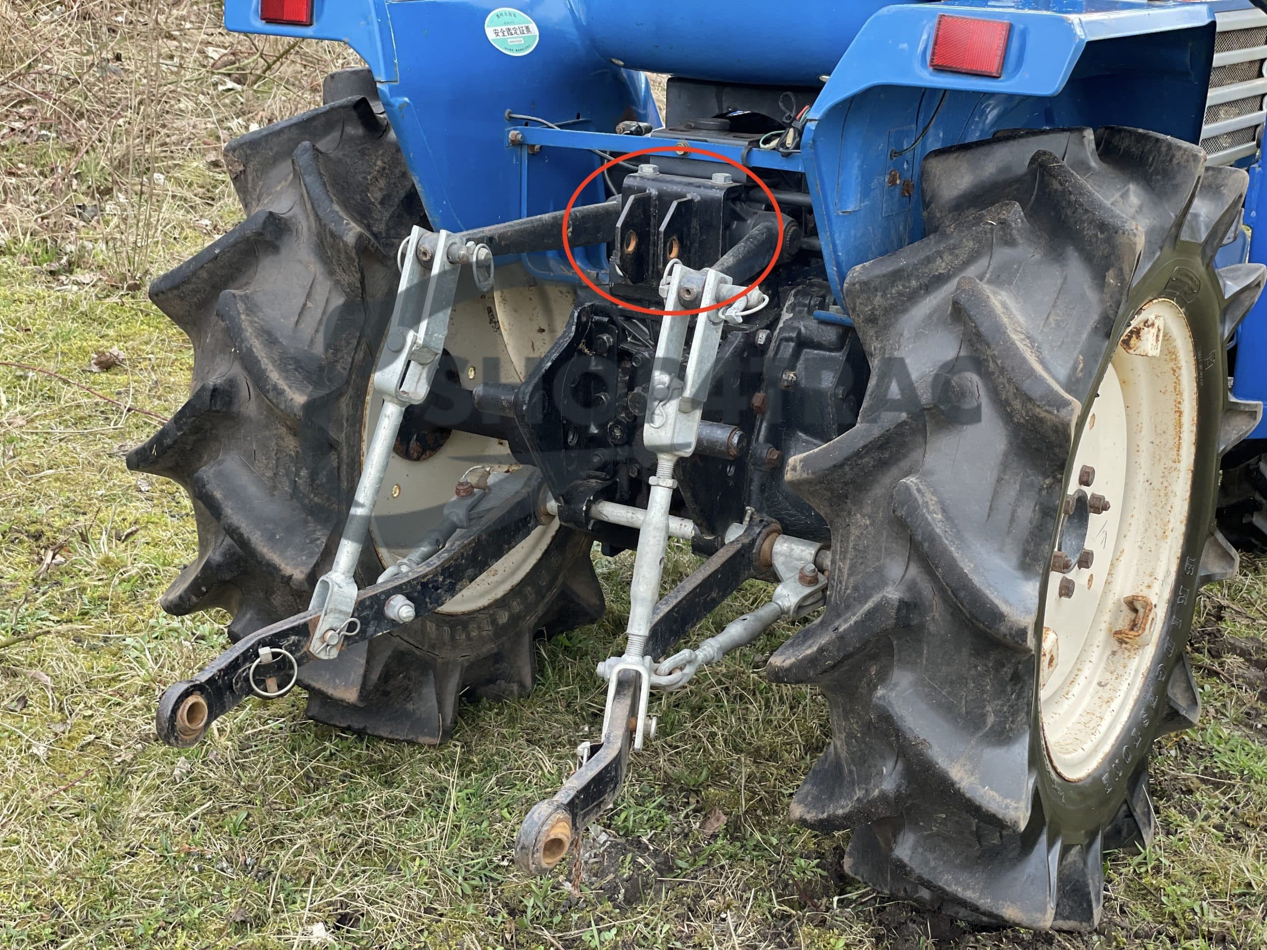 Topstang bevestiging Iseki TX1000 - TX155 | TU1400 - TU1601 - 5