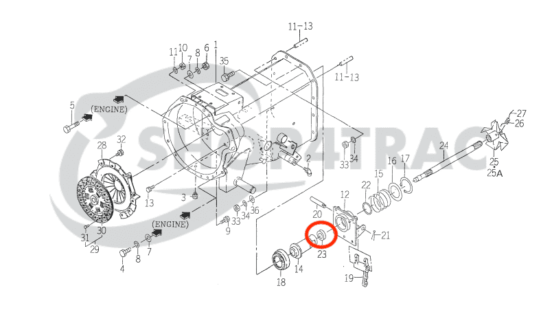 Keerring Iseki HST | TXG | TM | TC20307 - 3