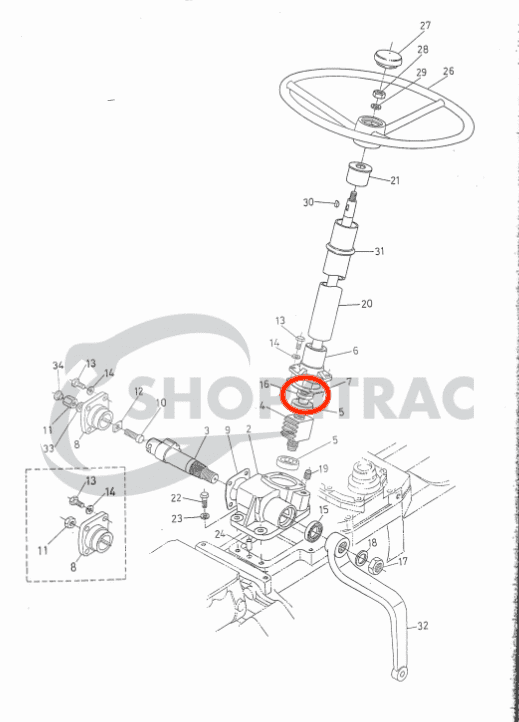 Keerring Kubota B5001 - B7200 | L175 - L2201 | TC19328 - 6