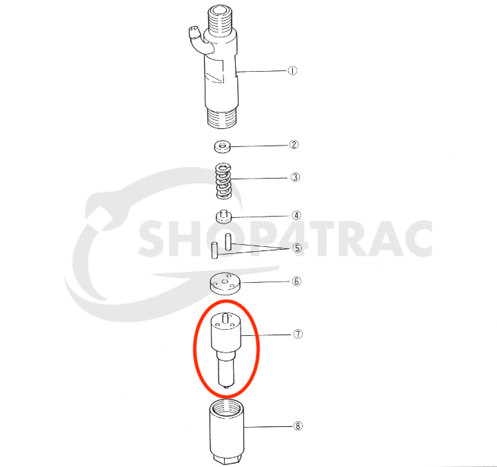Verstuiver injector nozzle K3D-DI | K4D-DI | K4E-DI | K4F-DI | DLLA150P72 - 2
