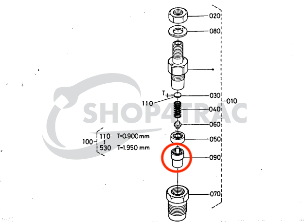 Verstuiver injector nozzle Isuzu 6BD1 | DLLA154SN640 - 2