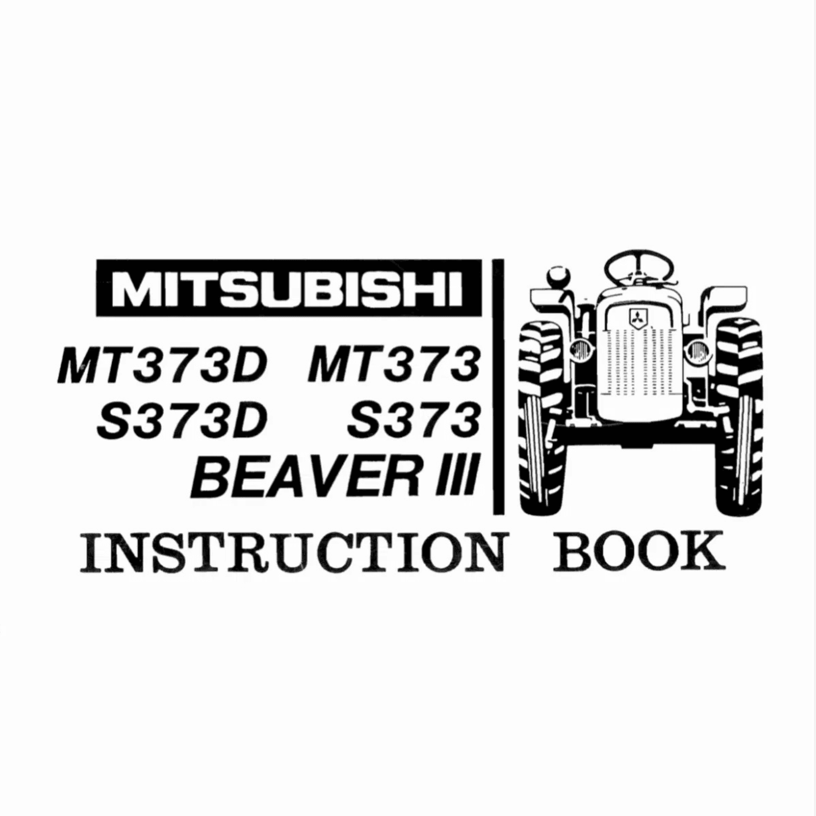 Mitsubishi MT373D | MT373 | S373D | S373 BEAVER III | Handleiding