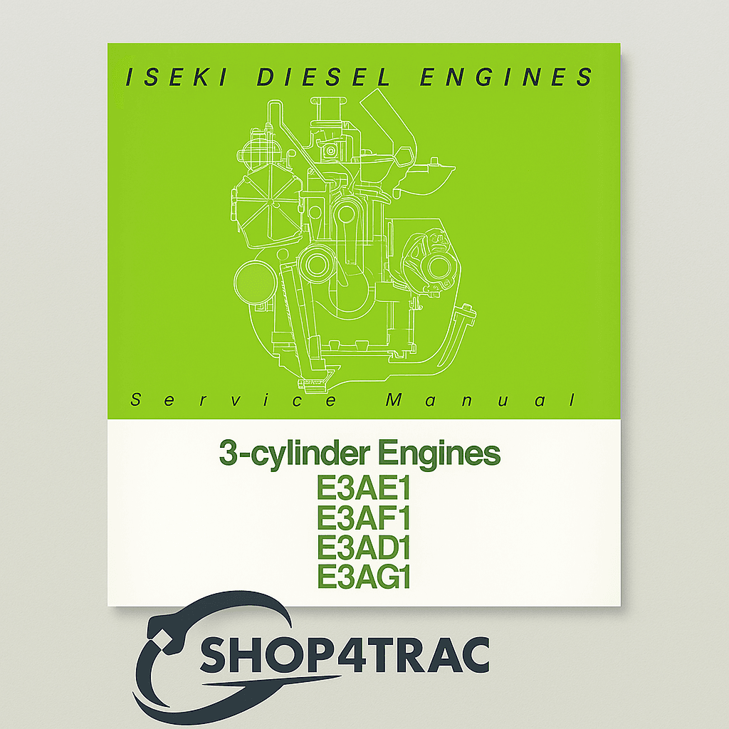Handbuch - Servicehandbuch Iseki | Isuzu-Motor | E3AF1 | E3AE1 | E3AD1 | E3AG1