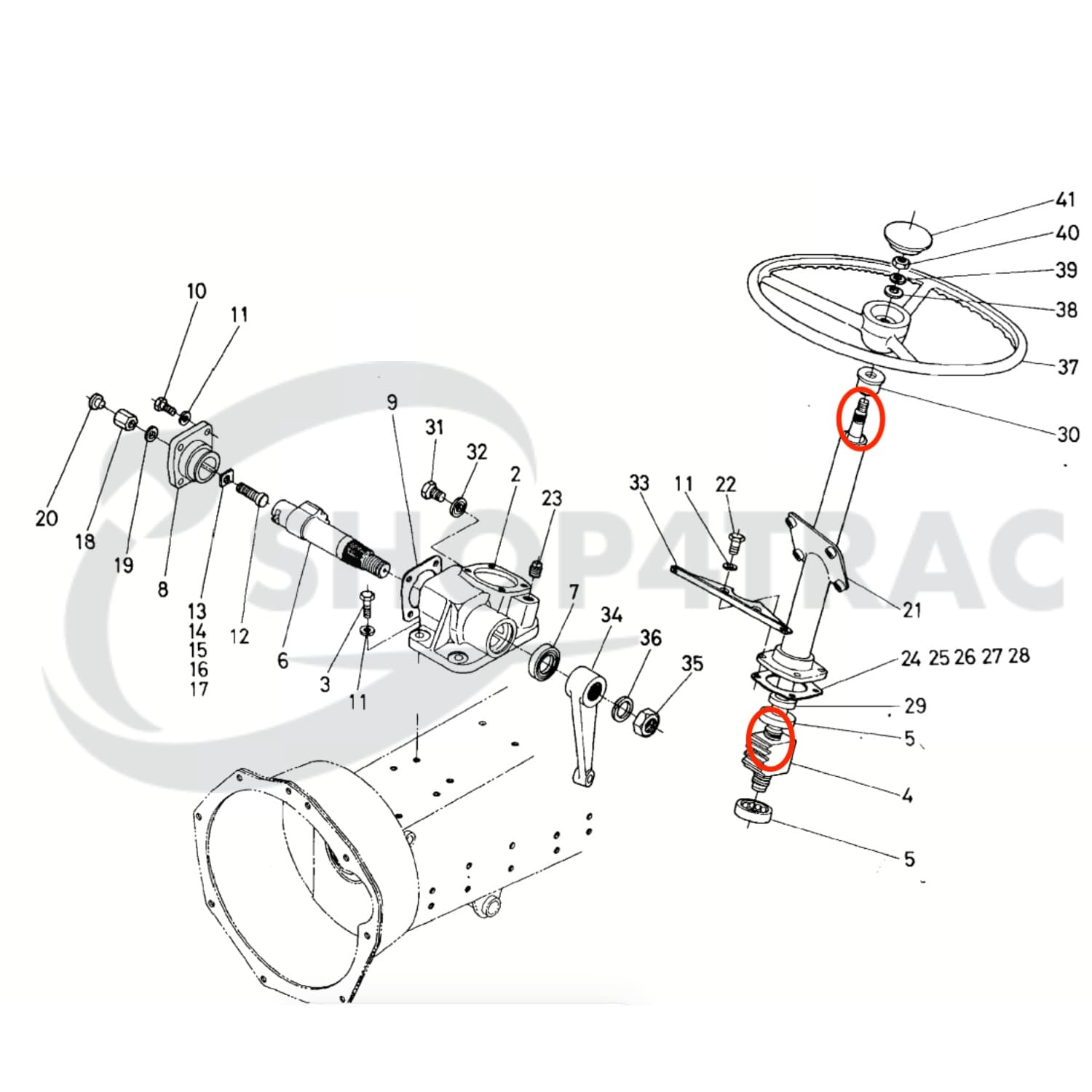Stuurstang Kubota B5000 | B5001 | B6000 | B6000E | ZB6000 Zen-noh - 2