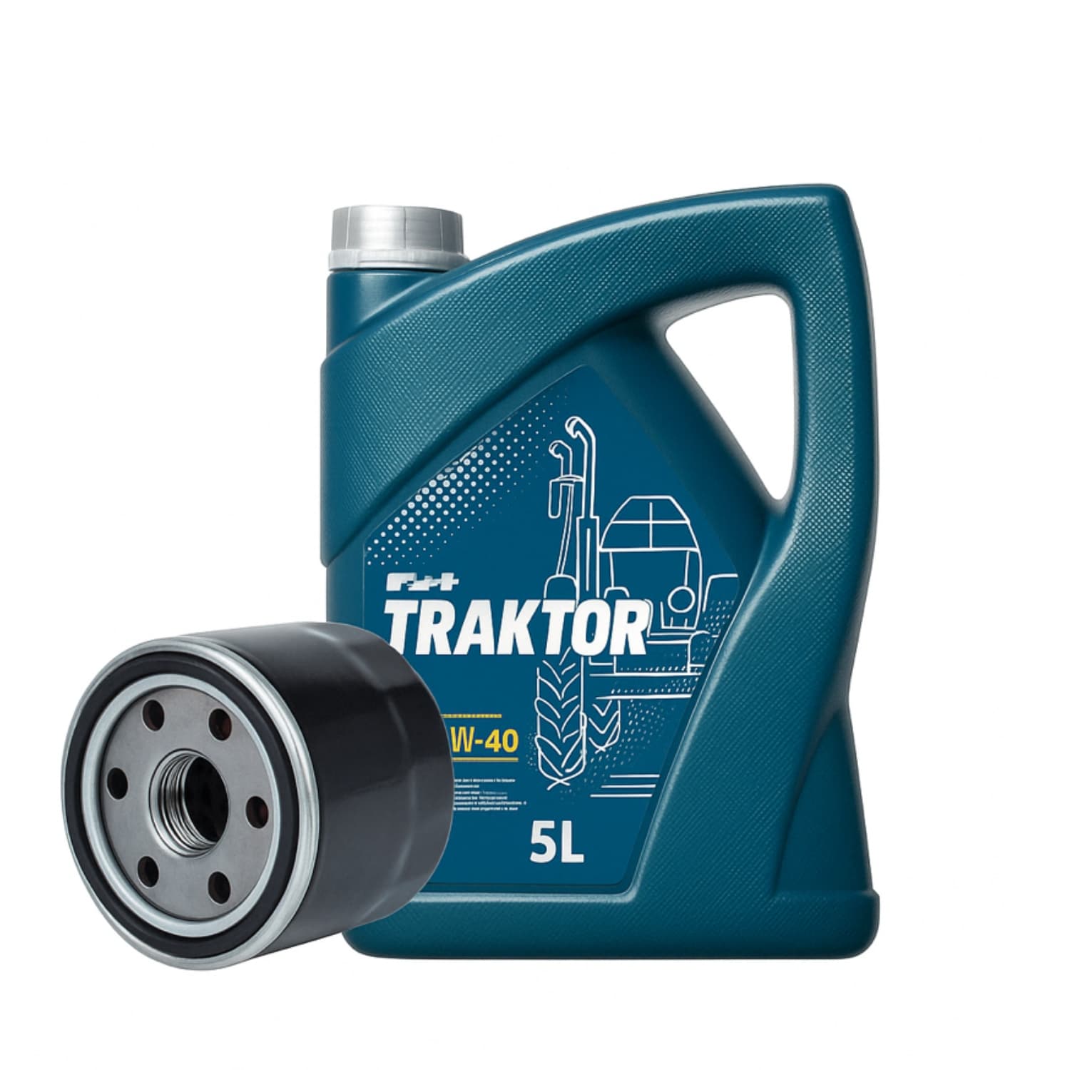 Set Motorölfilter + Öl 15W40 Iseki TA Landleader | TA207 – TA287F | TA317F – TA530 | TA538 – 5040