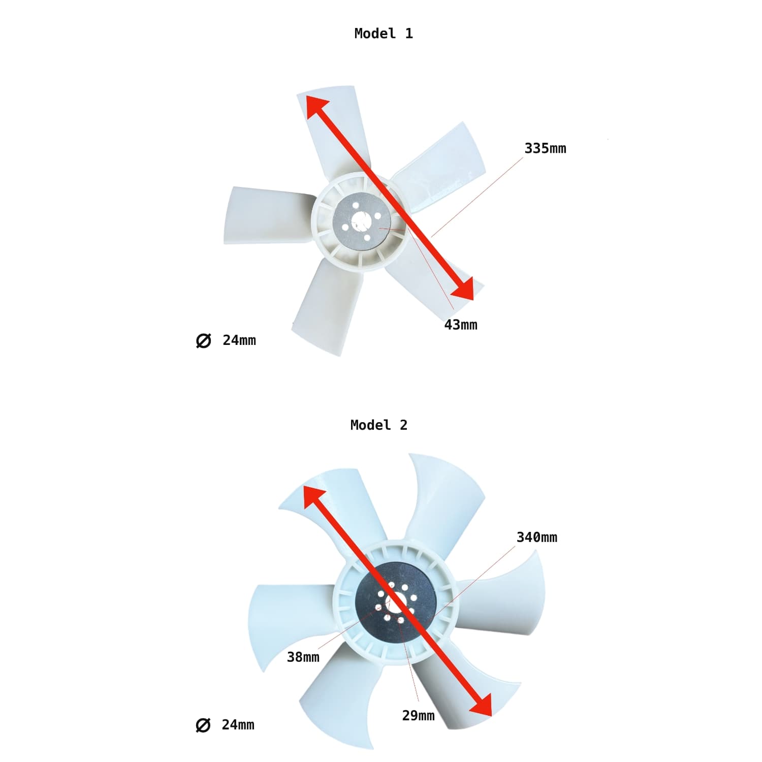 Kühlgebläse Kubota B1550- B1750 | F2000 - F2100
