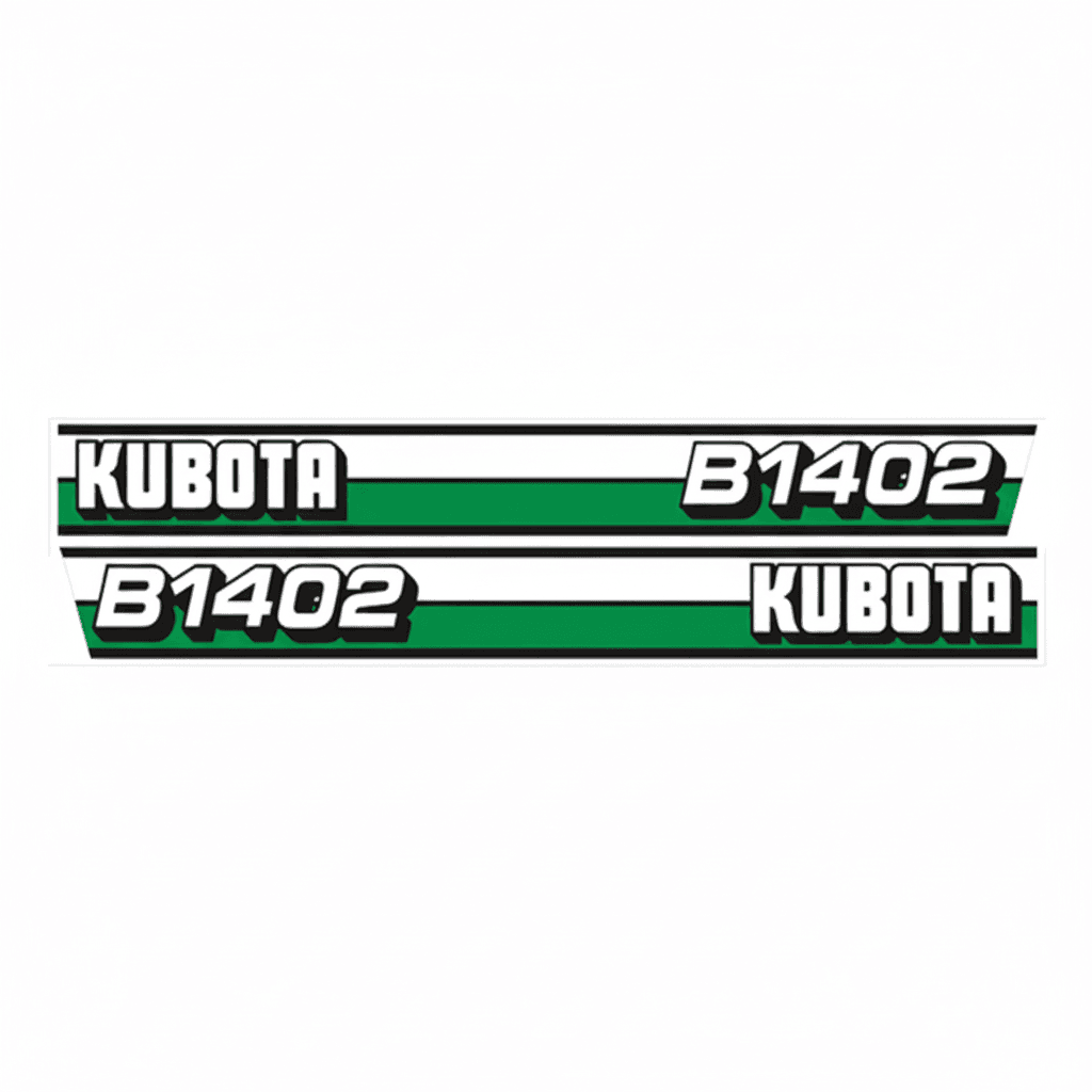 Aufkleber | Aufkleber-Set Kubota B1402
