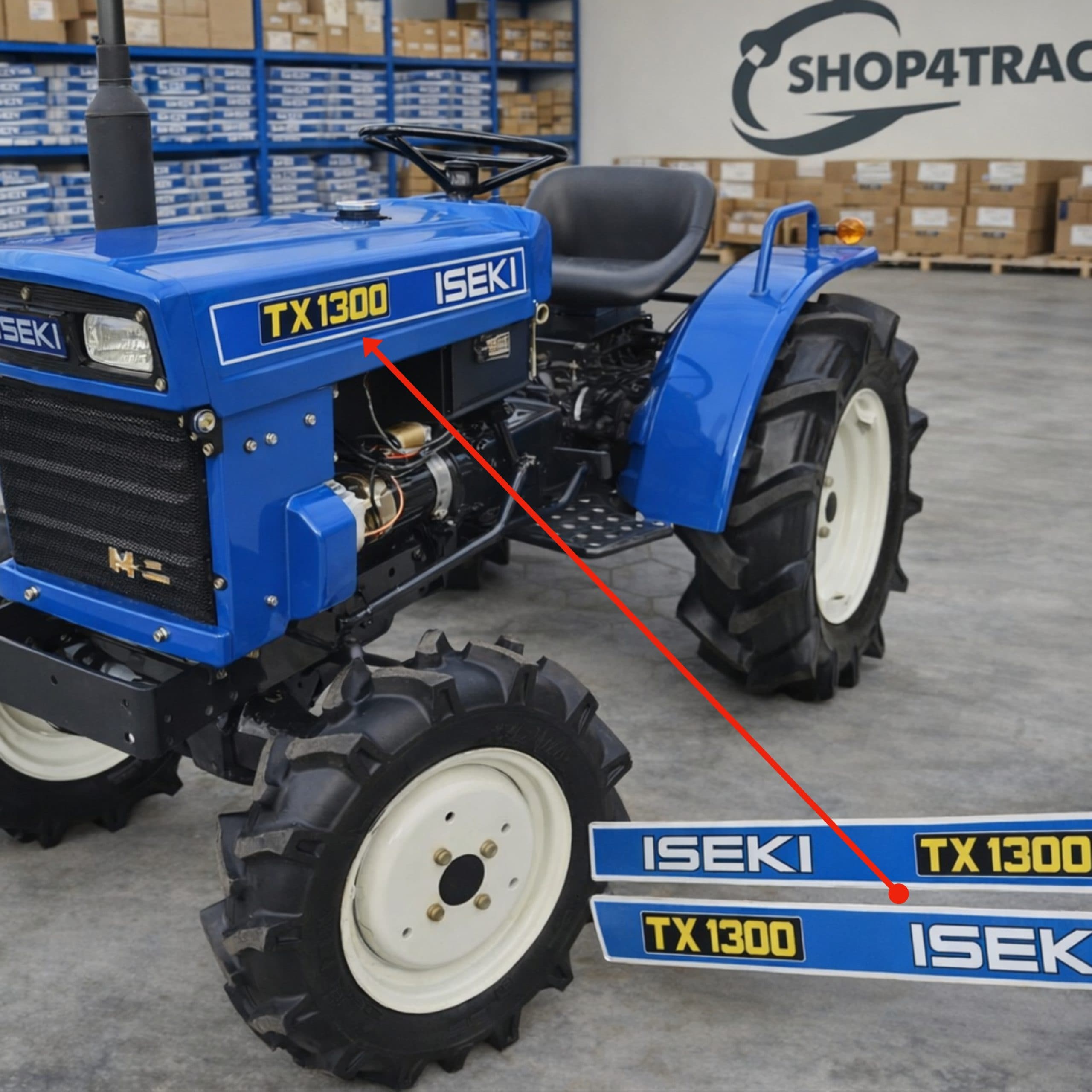 Stickers | stickerset Iseki TX1300 | TX Series - 2