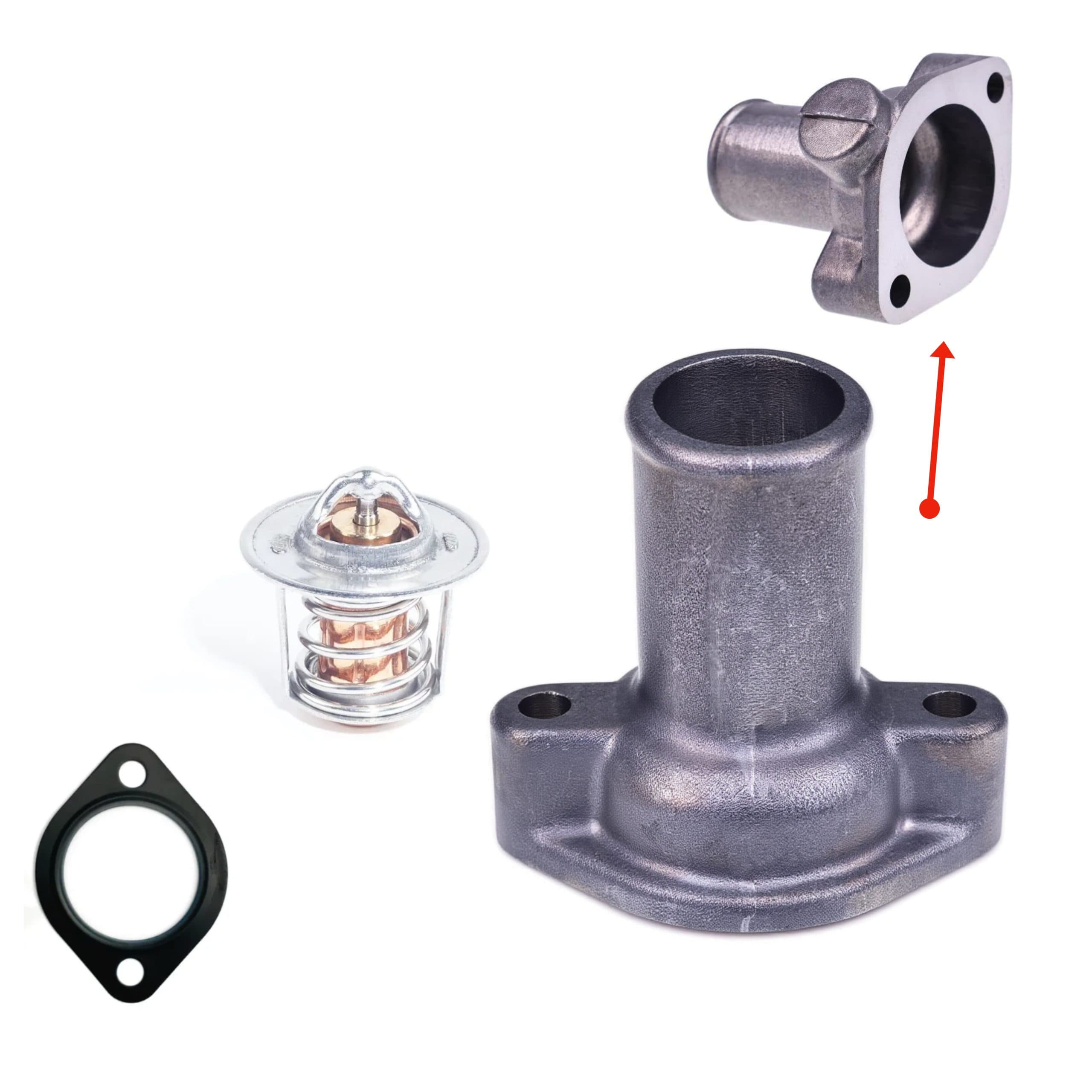 Thermostaathuis | waterflens + thermostaat Kubota D905 | D1005 | D1105 | V1305 | V1505