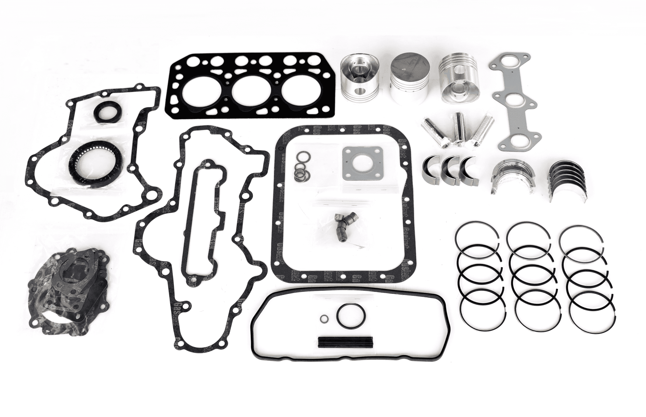Revisieset motor Mitsubishi K3C | Iseki TU 1600