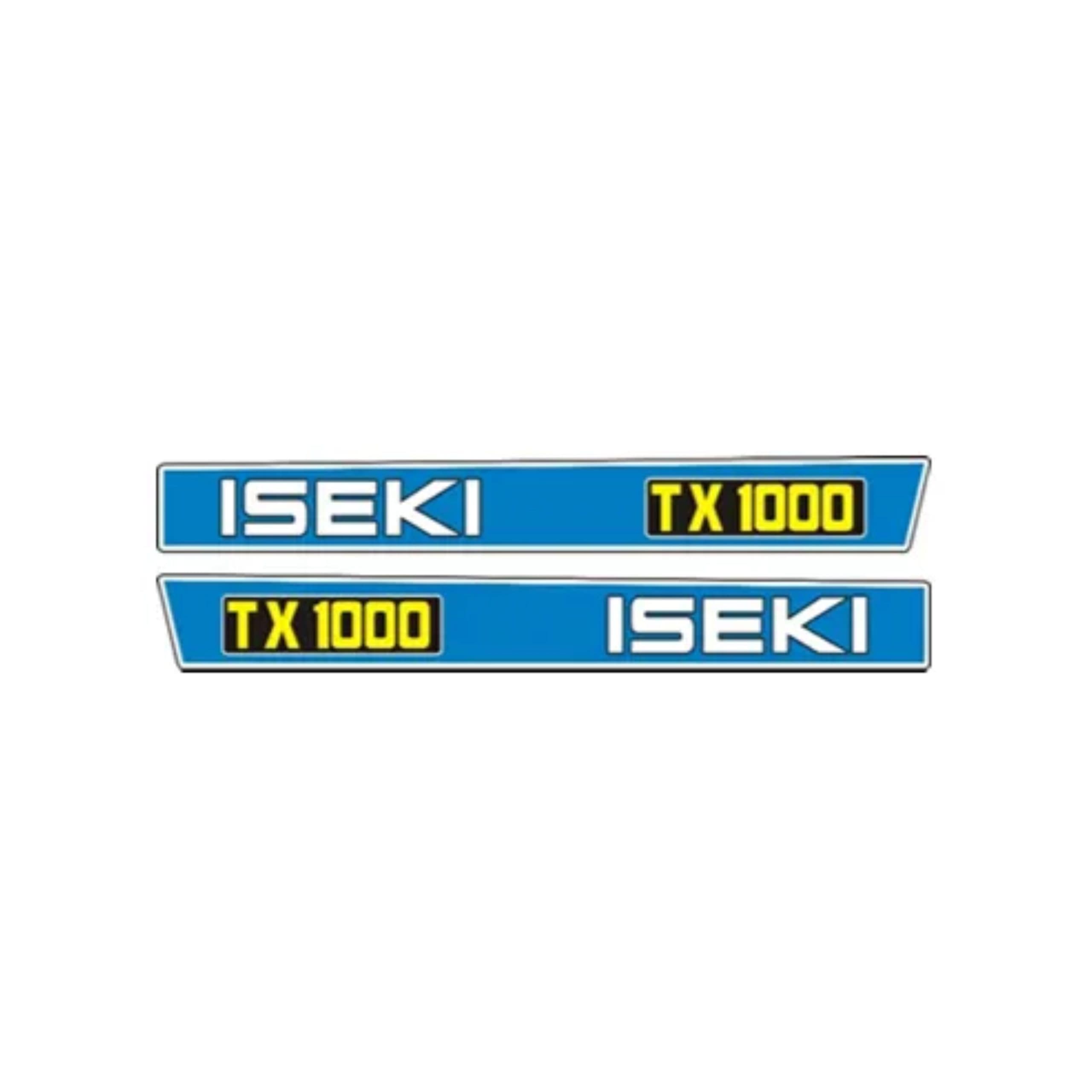 Stickerset Iseki TX1000 | TX Series - Complete Set & Originele Look