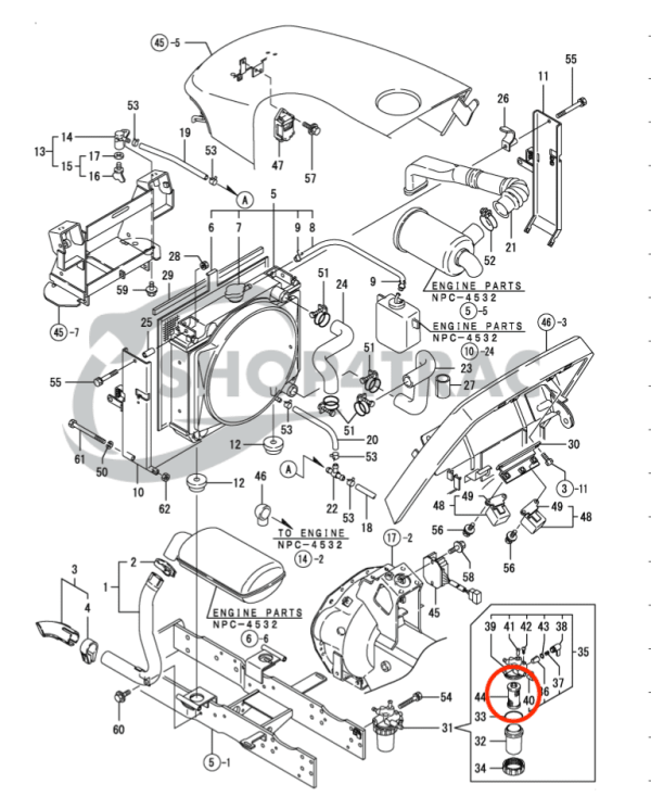 Filtersatz Yanmar AF15 - AF18 | AF116 - AF180 | KE-13 - KE-18 | 3TNE74 - 3TNE68 – Bild 2