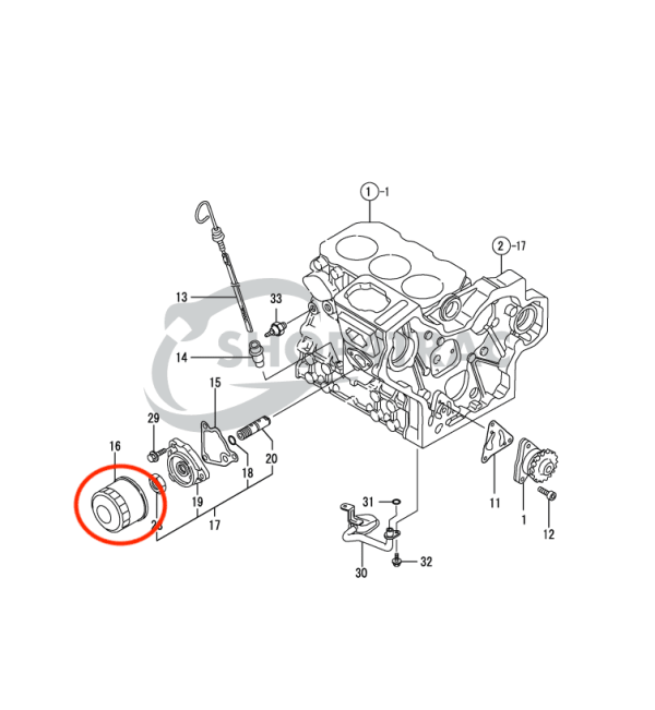 Filtersatz Yanmar AF15 - AF18 | AF116 - AF180 | KE-13 - KE-18 | 3TNE74 - 3TNE68 – Bild 4